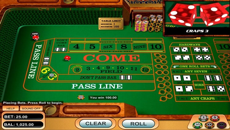 Online craps game